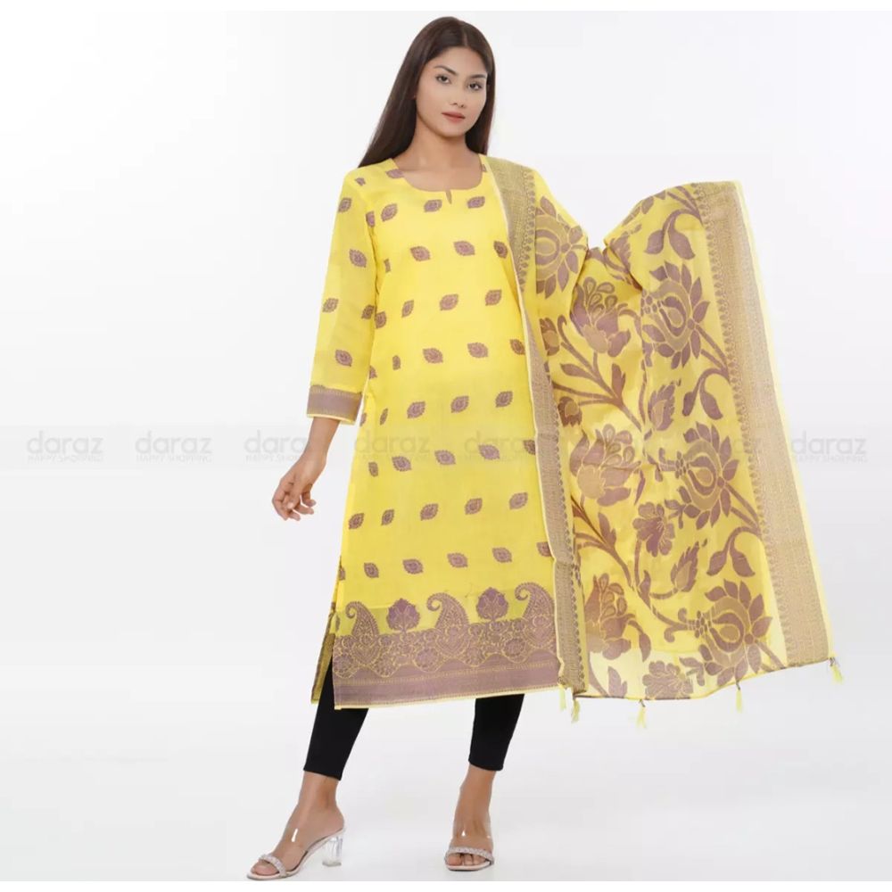 Jamdani unstinted 2 piece for women