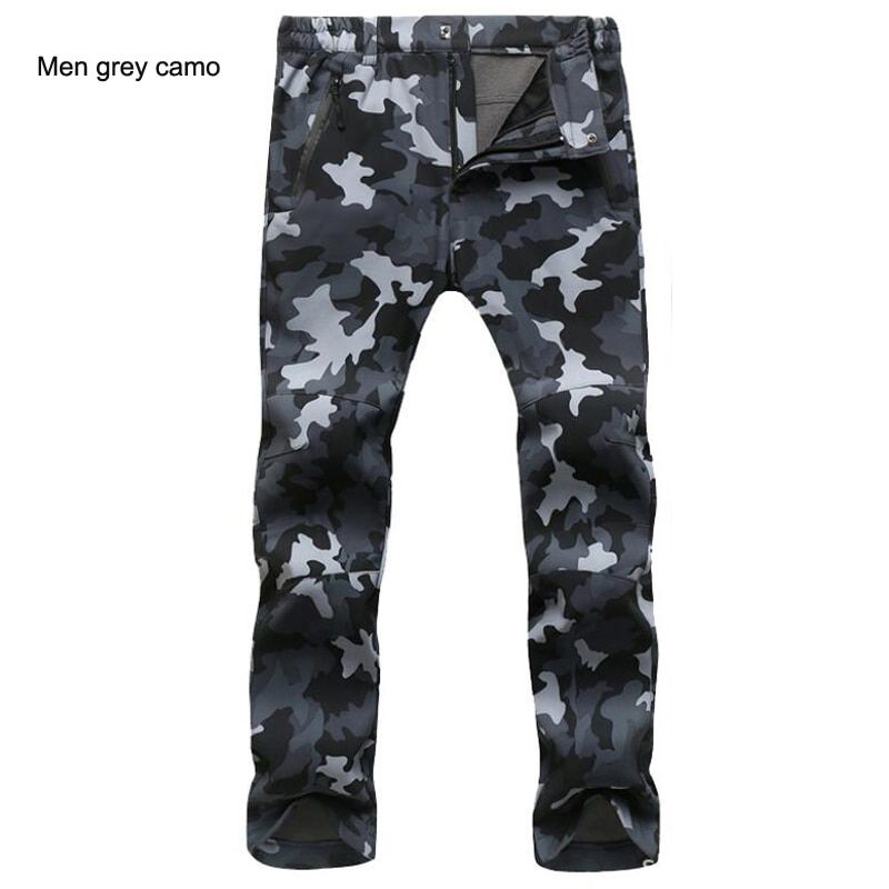 Thick Warm Fleece Softshell Pants Men Outwear Tactical Trousers Waterproof Windproof Brand New Winter Pantolon Thermal Pants 5XL