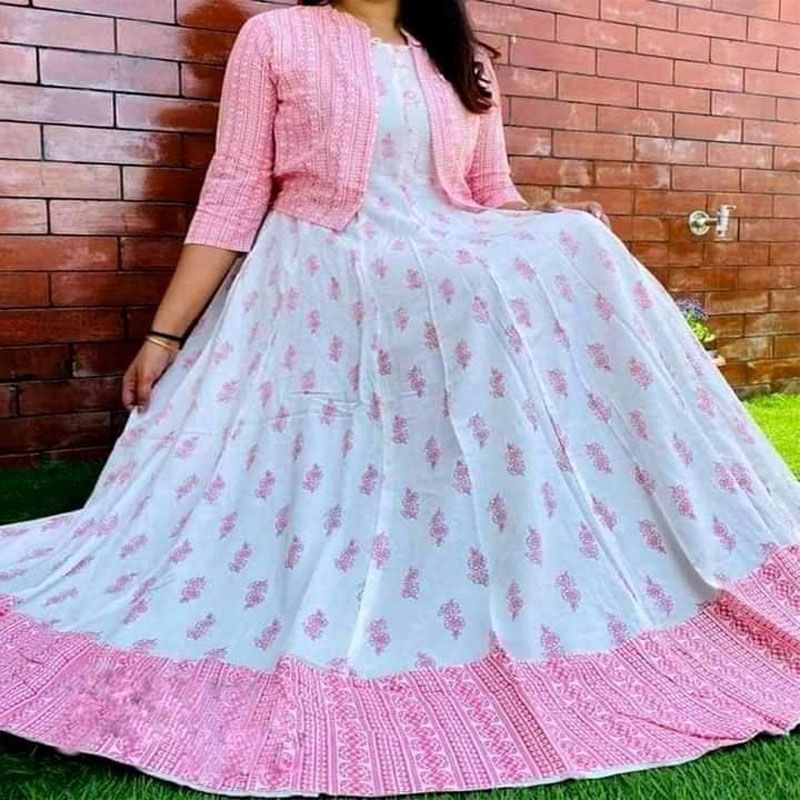New Stylish exclusive designed Gown long kurti one pcs for women