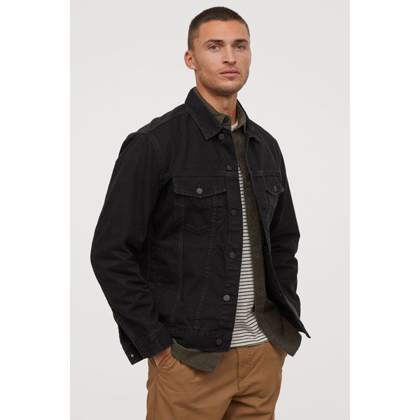 Black Denim Jacket For Men