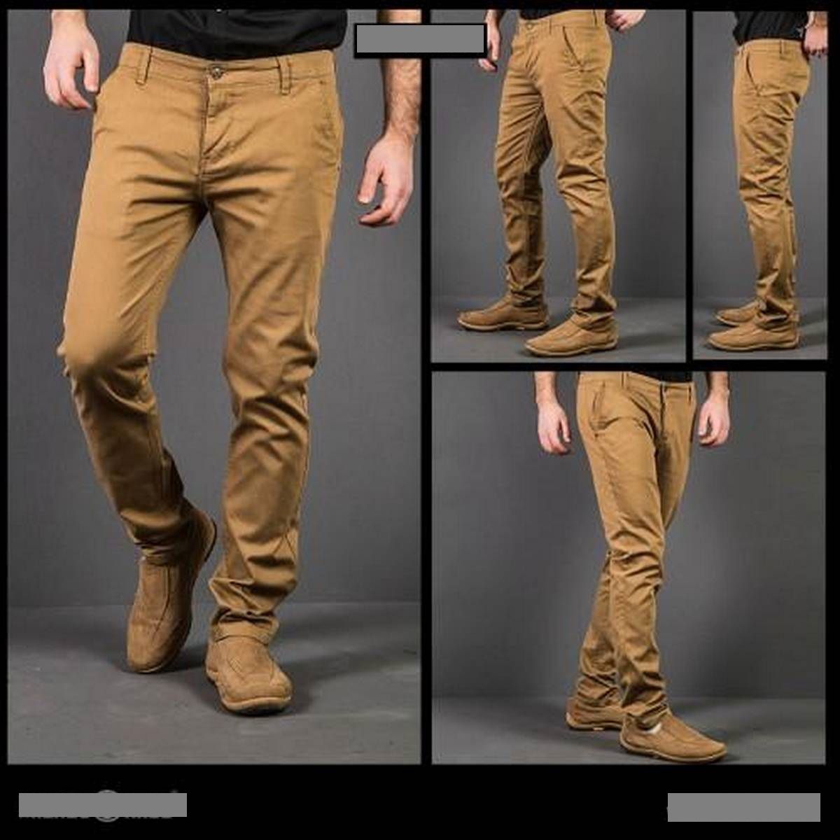 Exclusive And Latest Designs Brown Slim Fit Twill Gabardine Pant For Men - প্যান্ট ছেলেদের