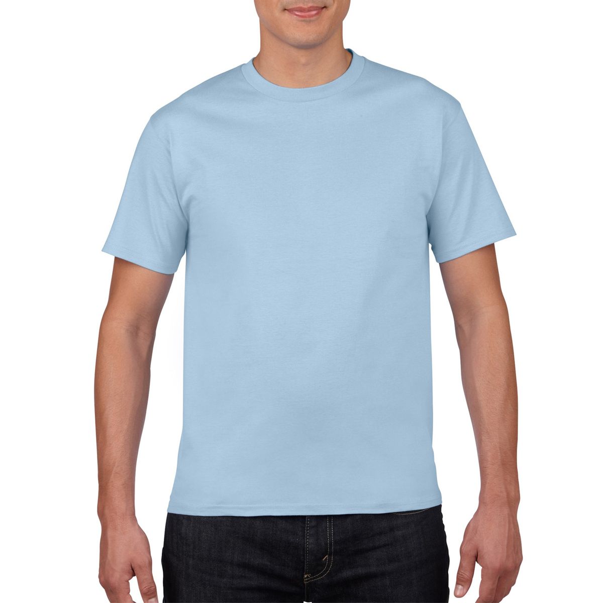 NO LOGO Price Cotton Short Sleeve Solid Color O-neck T-shirt Tops Tee Customized Print Your Own Design Printed Uni Tshirt