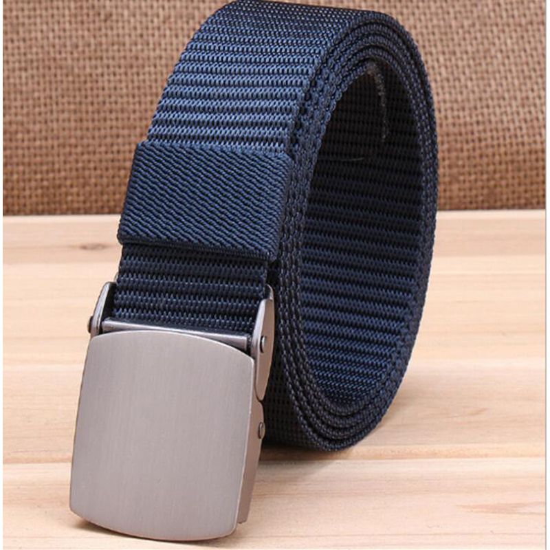 Alloy buckle men and women breathable Tactical belt Military Nylon Waist Support Strap Sports Hunting Training Hiking belts 3.8c