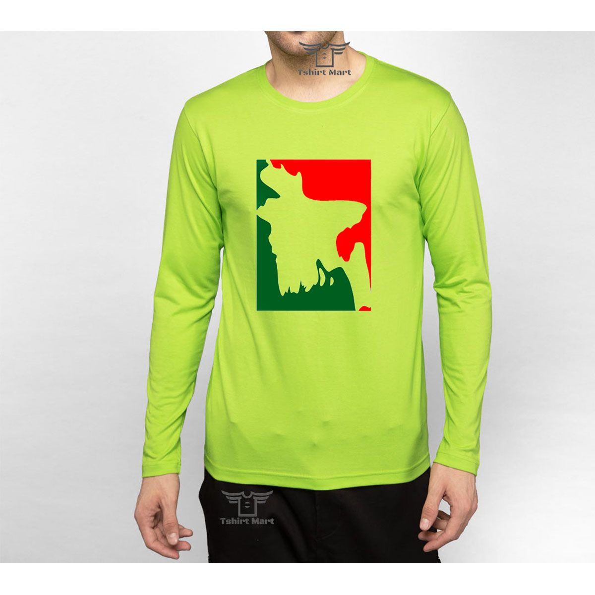2023 new European and American summer men's Digital Printed t-shirt new cartoon printing long-sleeved casual fashion sports