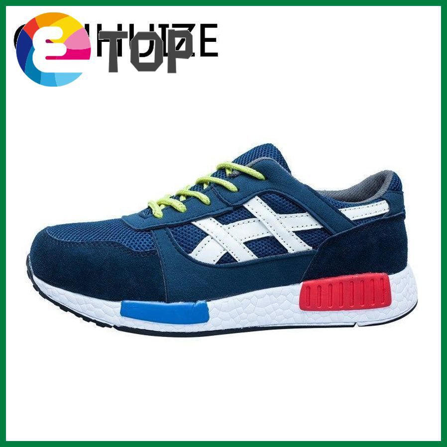 Breathable men's work safety shoes steel toe protective shoes fashion work safety boots men's casual sports shoes size 35-46