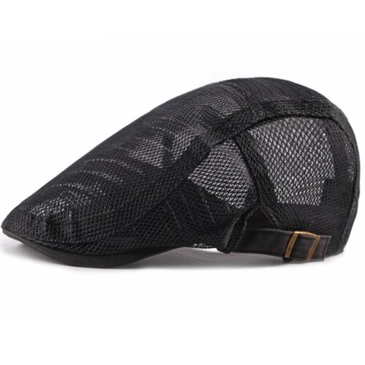 HT2215 Beret Spring Summer Men Women Cap Adjustable Newsboy Ivy Flat Breathable Cap for Men Women Solid Plain Beret Cap