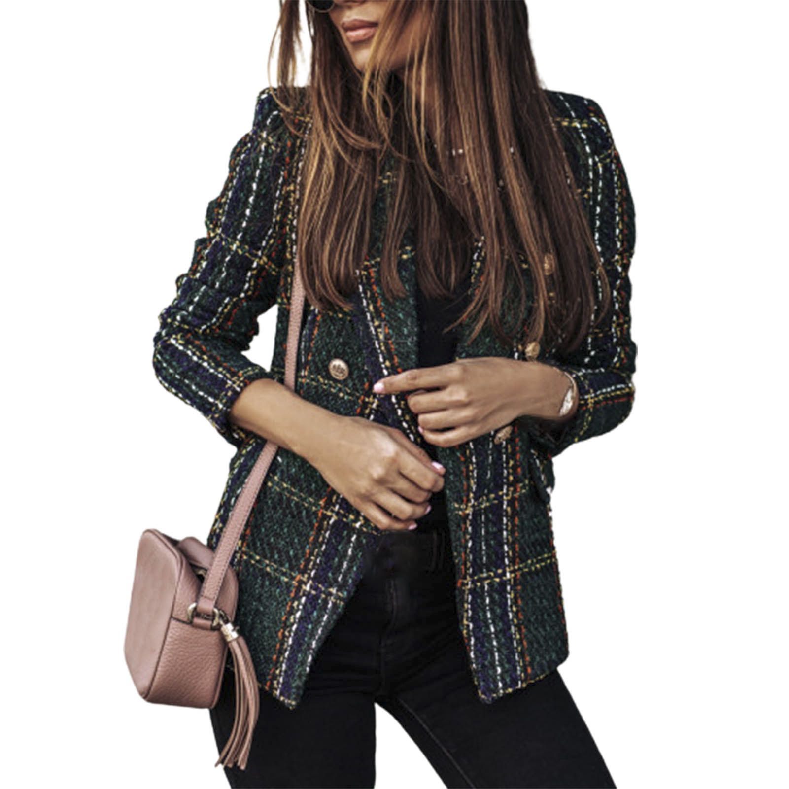Autumn Blazer Wear Resistant Modern Design Winter Lady Coat