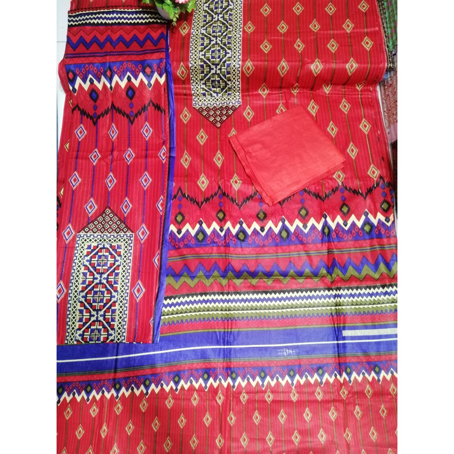 Digital Print Ferdousi loanThree Piece Salwar kamiz (3 Piece)