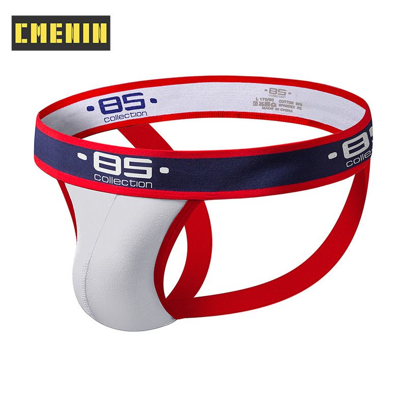 CMENIN Soft BS (1 Pieces) Splice Modal  Men Underwear thongs Mens Jockstrap Fashion thongs And G strings CMENIN Soft Low waist Threadwork Innerwear BS137
