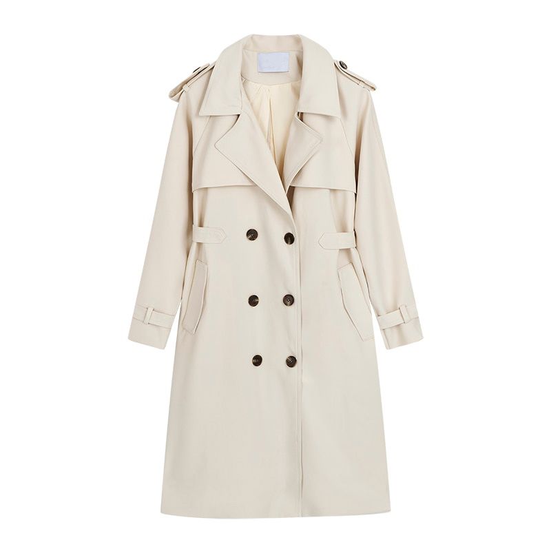 Windbreaker Coats Long Jackets Women Senior Streetwear Designer Autumn Korean Fashion Clothes Trench Coat for Female Overcoat