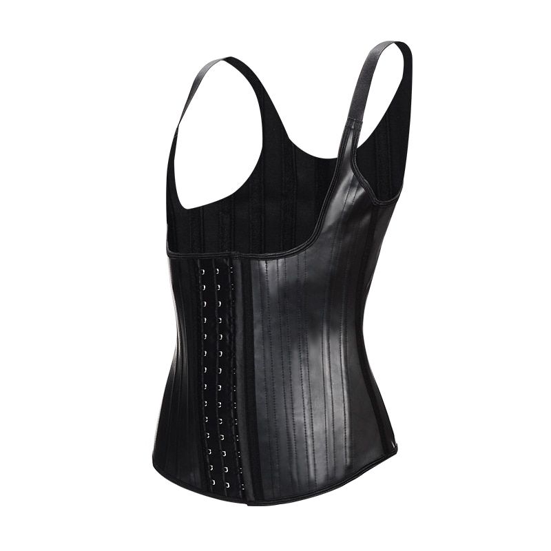 Black Corset Plus Size Latex Binders Slimming Underwear Corset Colombian Girdles Gaine Shaper Modeling S Body Corset Skims
