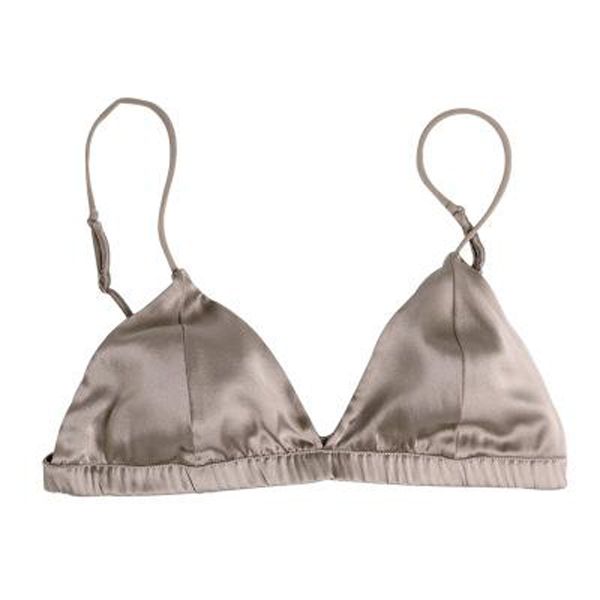88% Silk Without Steel Ring Bra Super Thin Bra, Silkworm Breathless Thin Mold Cup