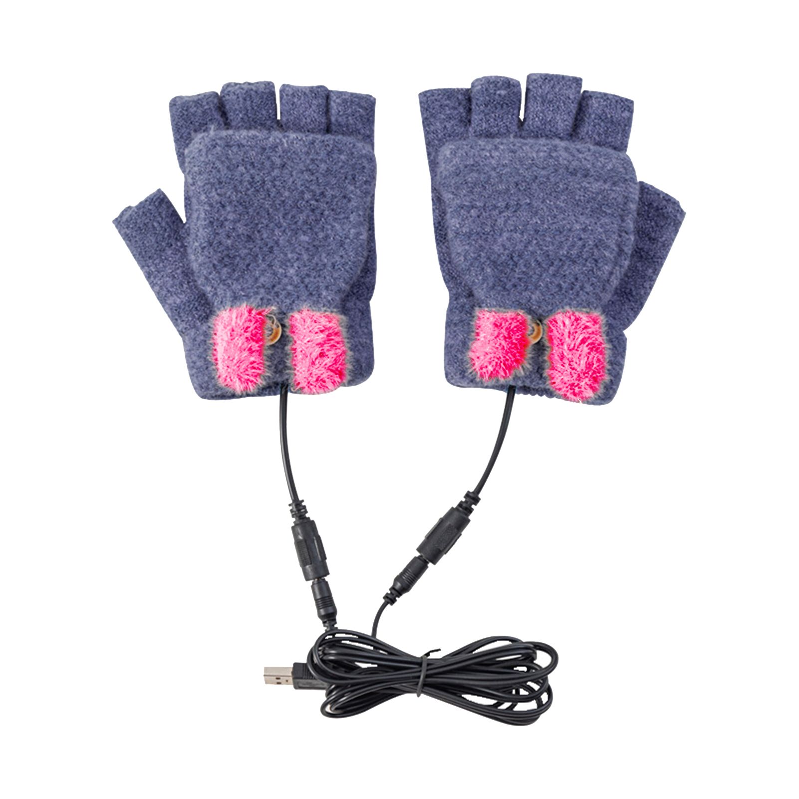 Gloves Thicken USB Dethable Gloves