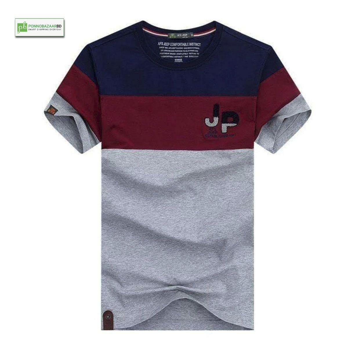 Jp Cotton Short Sleeve T-Shirt for Men