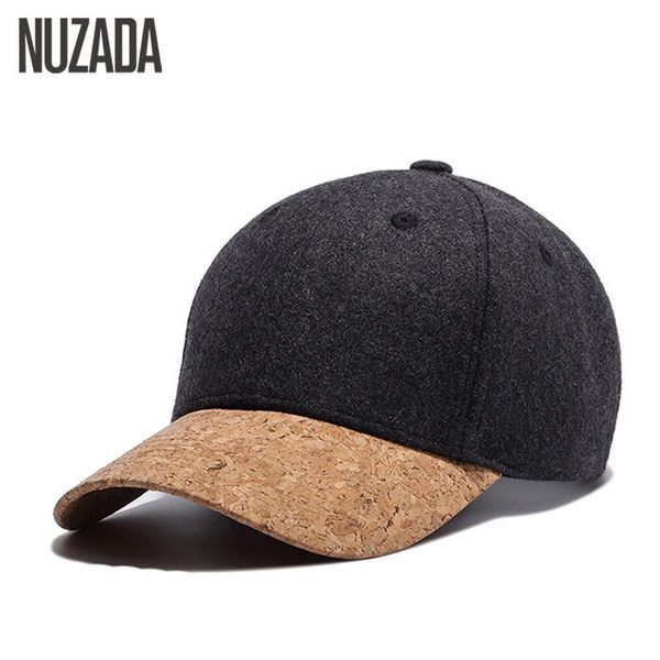 Brand NUZADA Winter Hat Men Women Baseball Cap Snapback Bone Leisure Hip Hop Hats Wool 54% Spring Summer Autumn Caps