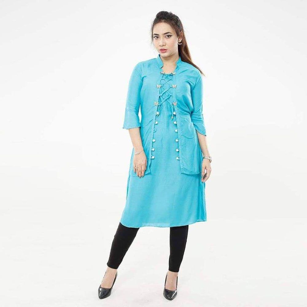 Women Stylish Kurti 1 Piece, Dress For Girl, Dress For Women,Kurti for girls new collection, new dress collection for girls 2021, new dress collection for women 2021, stitched Kurti 1 Piece