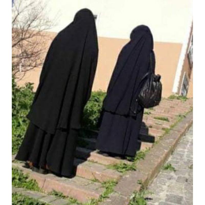 Exclusive High Quality Khimar Hijab With Niqab & skirt full set