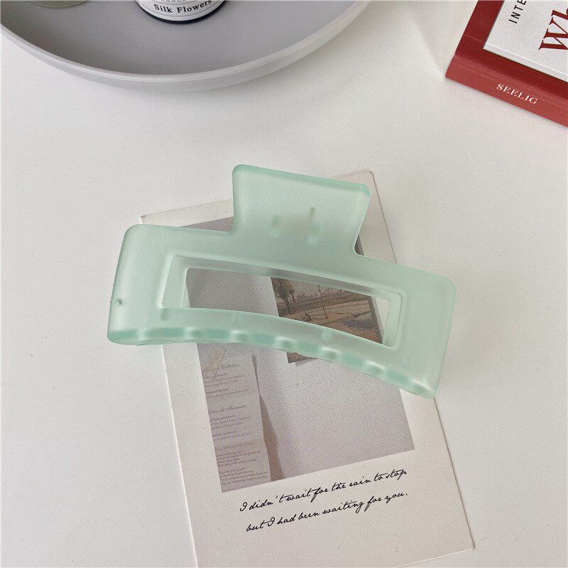 New Claw Clip for Women Tough Colorful Plastic Hair Claw Large Size Hair Clamps Claw Clip Crab Chic Hair Accessories Gift