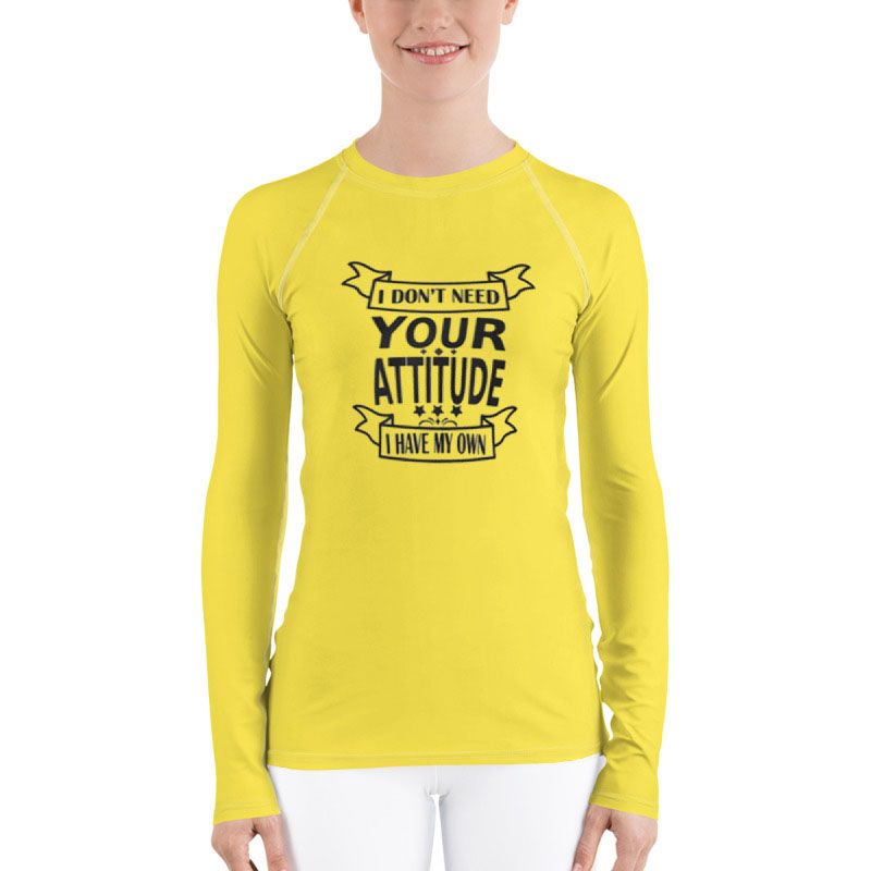 I DON'T NEED YOUR ATTITUDE BANGLA TALK FULL SLEEVE T-SHIRT
