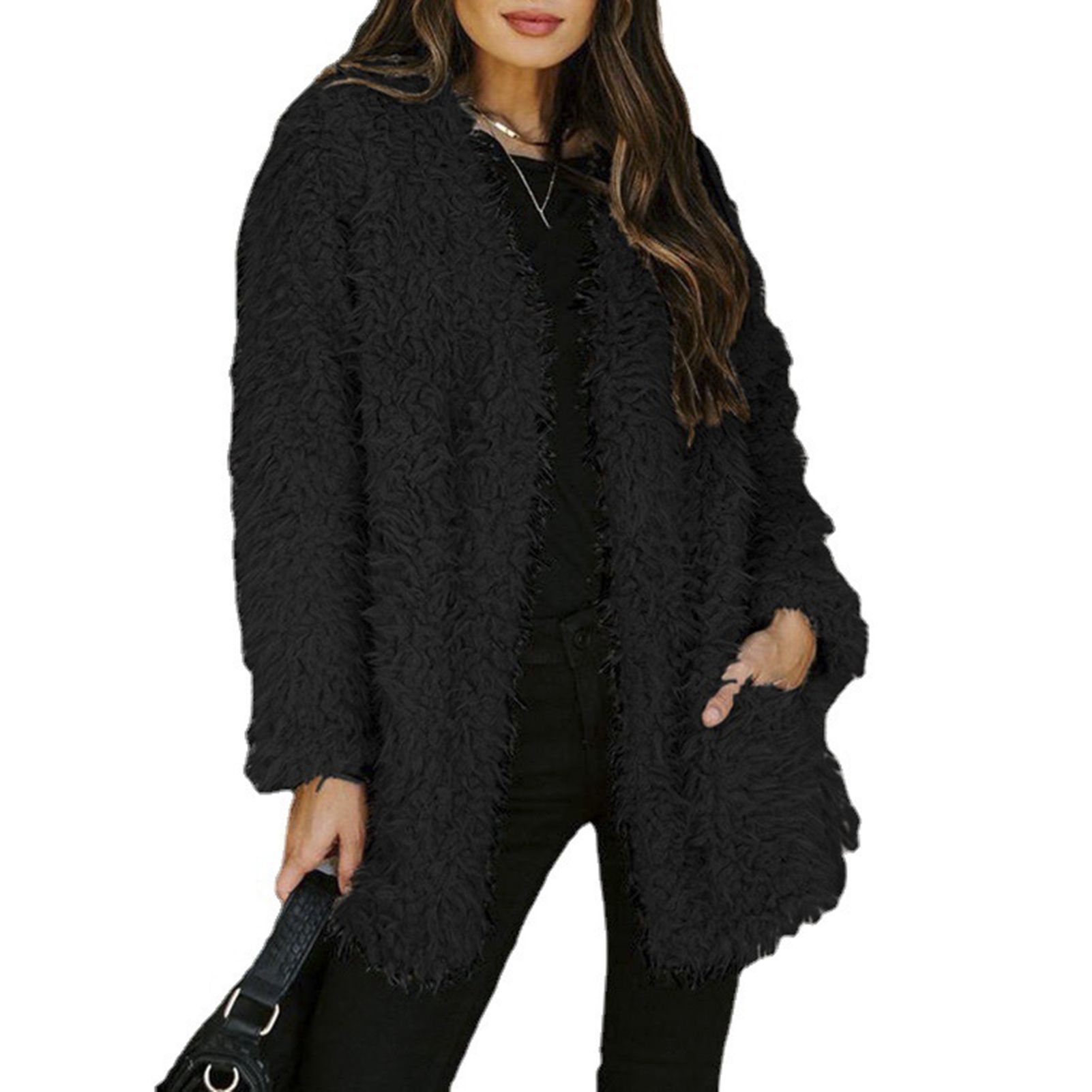 Women Cardigan Open Front Autumn Winter Casual Female Cardigan