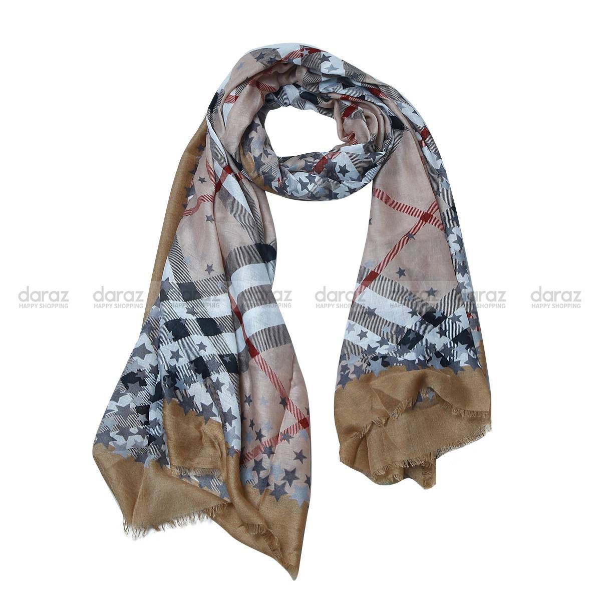 Cotton Print Orna Hijab For Muslim Women