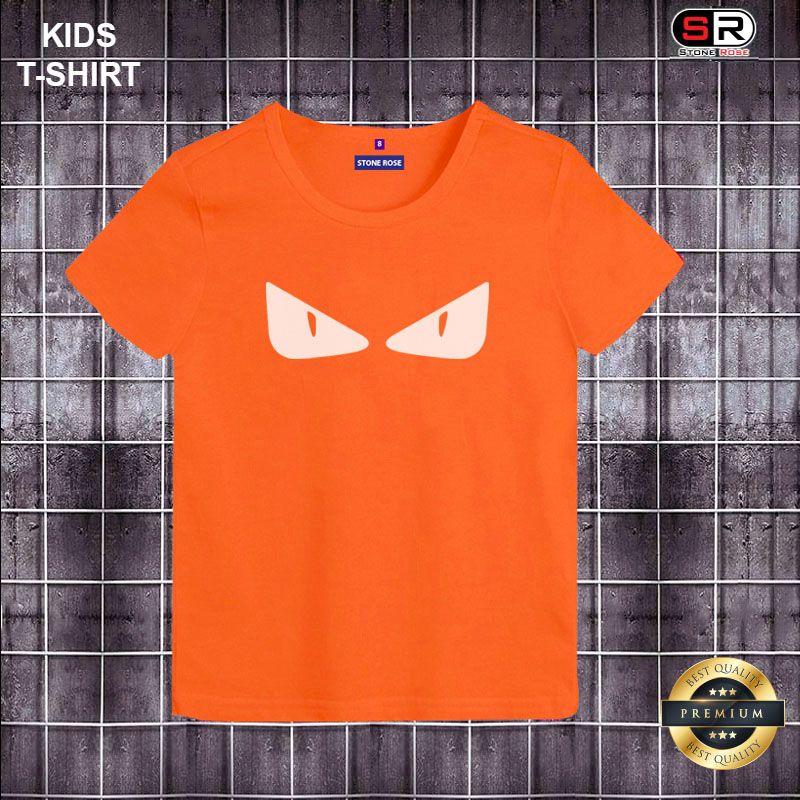Eyes Short Sleeve Cotton Premium T-Shirt For Boys By Stone Rose - 16904T