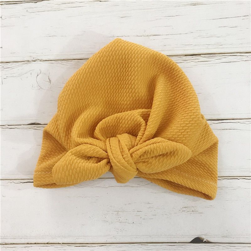 Baby hat Girls Boho Elastic tie Scarf Tuan Head Wrap baby Cap girls winter hats for kids photography accessories Soft hat