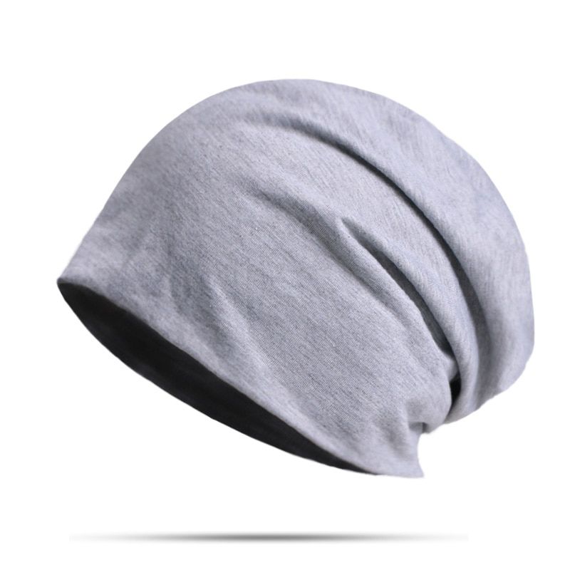 New Spring And Autumn Beanies Hats Men's Winter Solid Color Hedging Cap Outdoor Sports Thin Windproof Soft Fashion Beanie Hat