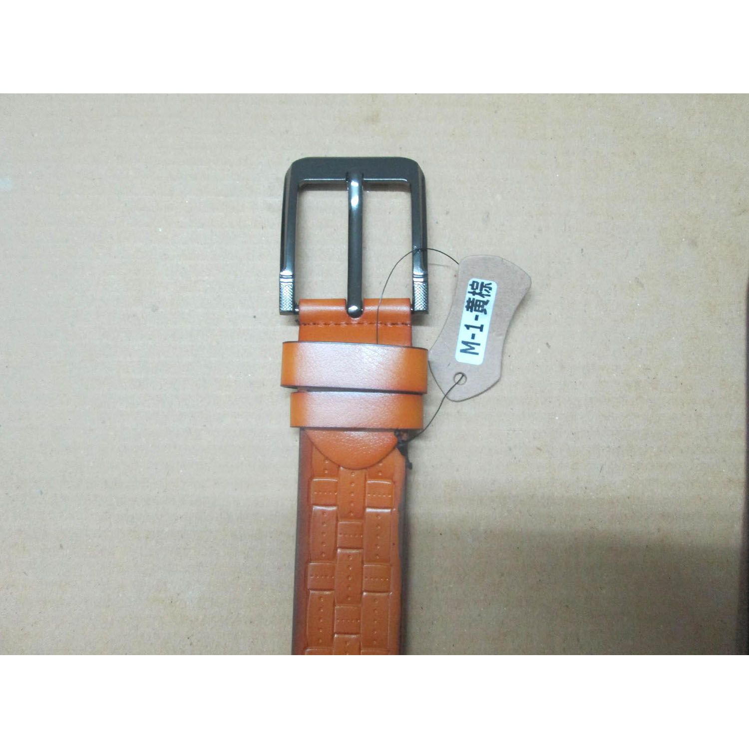 Orange Formal Belt For Men
