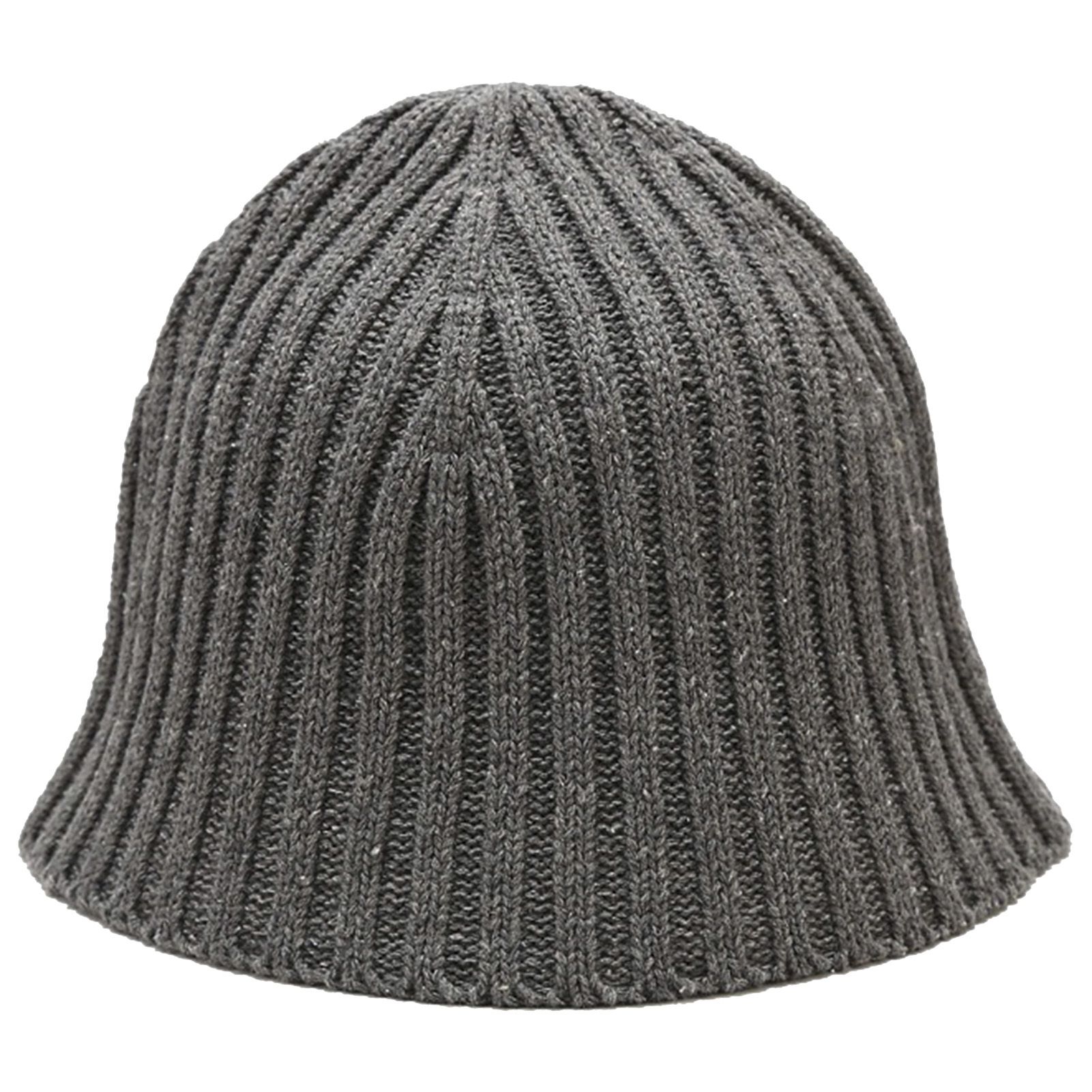 Solid Color Women Winter Warm Knitted Basin Cap Japanese Bucket Fisherman Hat