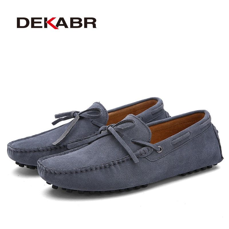Plus Size 35~49 Men's Casual Shoes Leather Flats Driving Loafers Footwear Soft Moccasins For Men Ztos Hombre