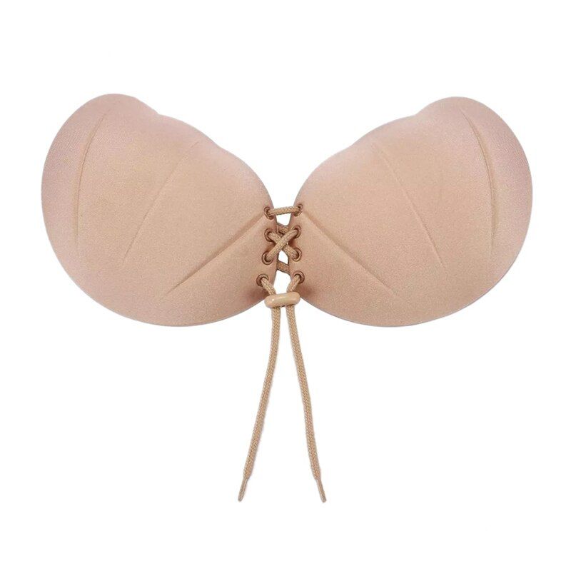Women Invisible Silicone Magic Push Up Bras Self Adhesive Strapless Reusable Backless Bras Sticky Seamless Underwear Bras