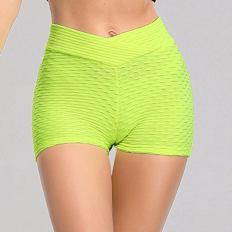 2021 Women Gym Jogging Yoga Shorts Leggings Breathable Women's Yoga Short Sports Fitness Solid Color Thin Skinny Shorts