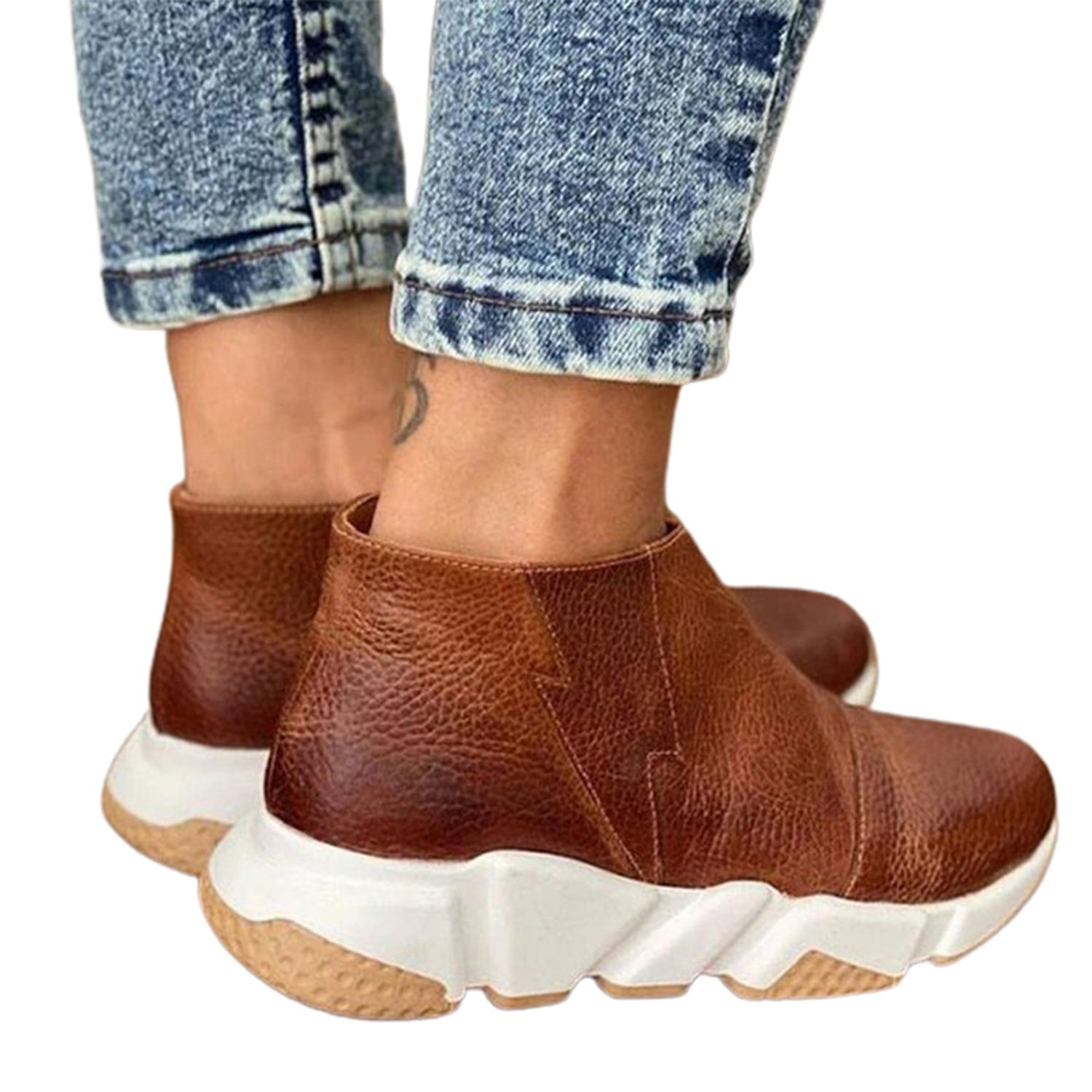 Short Boots Anti-slip Classic Vintage Women Ankle Boots
