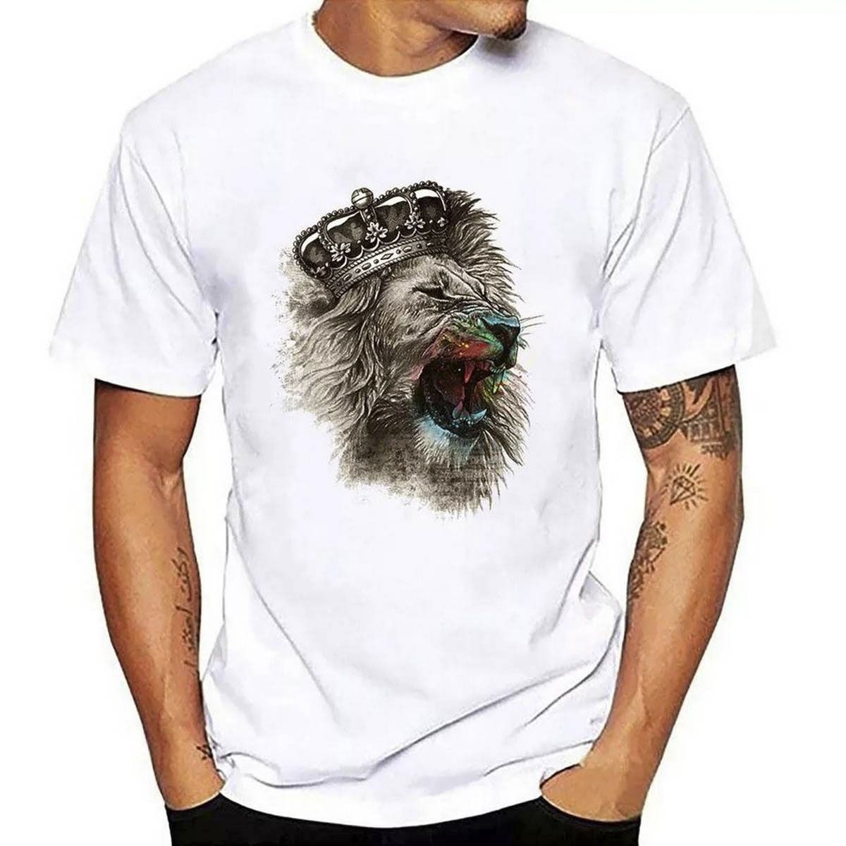 Casual T-shirt for Men - White