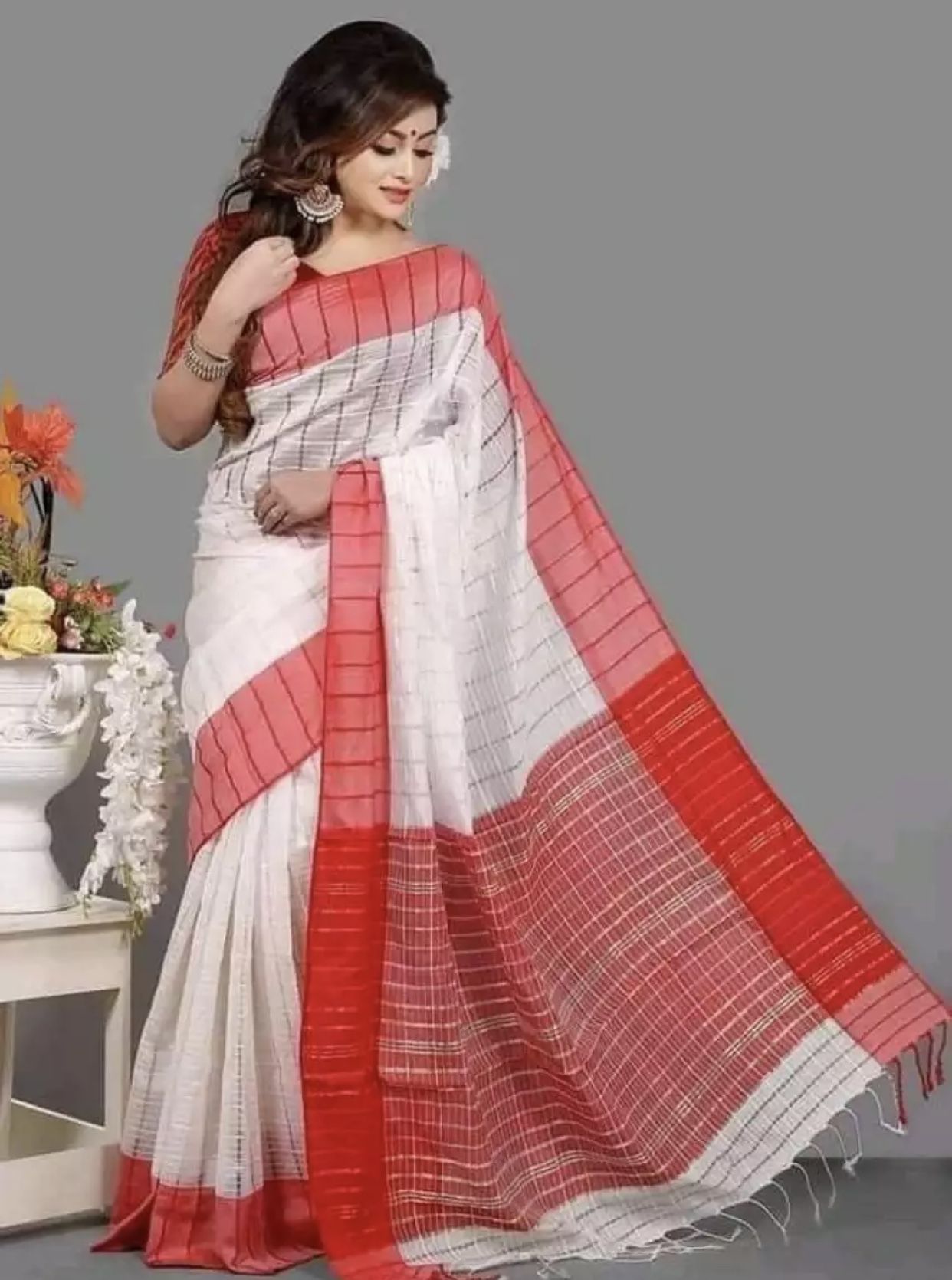 Luxurious Collection Gracious  Monipuri Net Saree Skybluepink Colour Saree Same As Picture Saari For Woman Sari Collection Saree For Woman Tangail Saree Shari For Woman Saari For Girl Saari For Woman,Tangail Tat Shilpo (Tan) - Sharee For Women - Sari