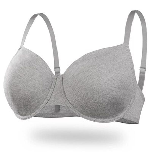 bra Slim comfortable bra with a steel ring on the care of seamless women underwear solid color  V-shaped cotton bra