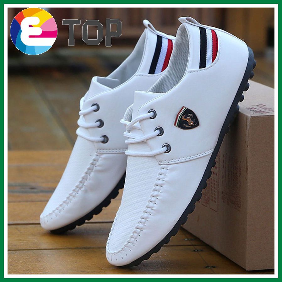 Leather Men Shoes Casual Comfortable Loafers Moccasins Shoes Male Lightweight Driving Footwear New MMF0001 DCY