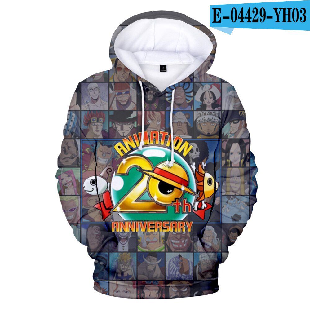 one piece 3D hoodies men/women Aikooki Fashion Classic Anime Harajuku sweatshirts one piece Brand Hoody casual tops