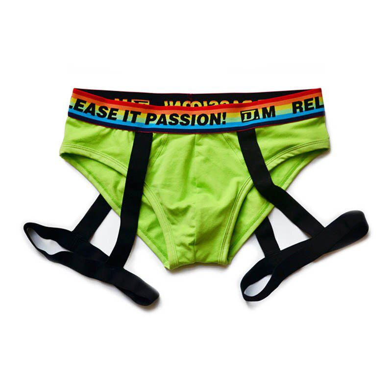 Male Ropa Interior Hombre Personanity Gay Sexy Men Cotton Briefs Underpants Cueca Masculina Slip Homme
