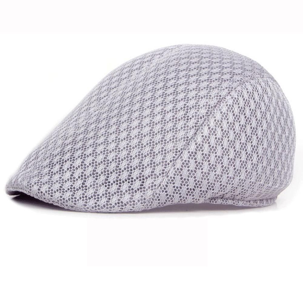 1PC Fashion Handsome Denim Beret Hat Casual Men Women's Sunscreen Cabbie Ivy Flat Blue Color Outdoor Sports Caps