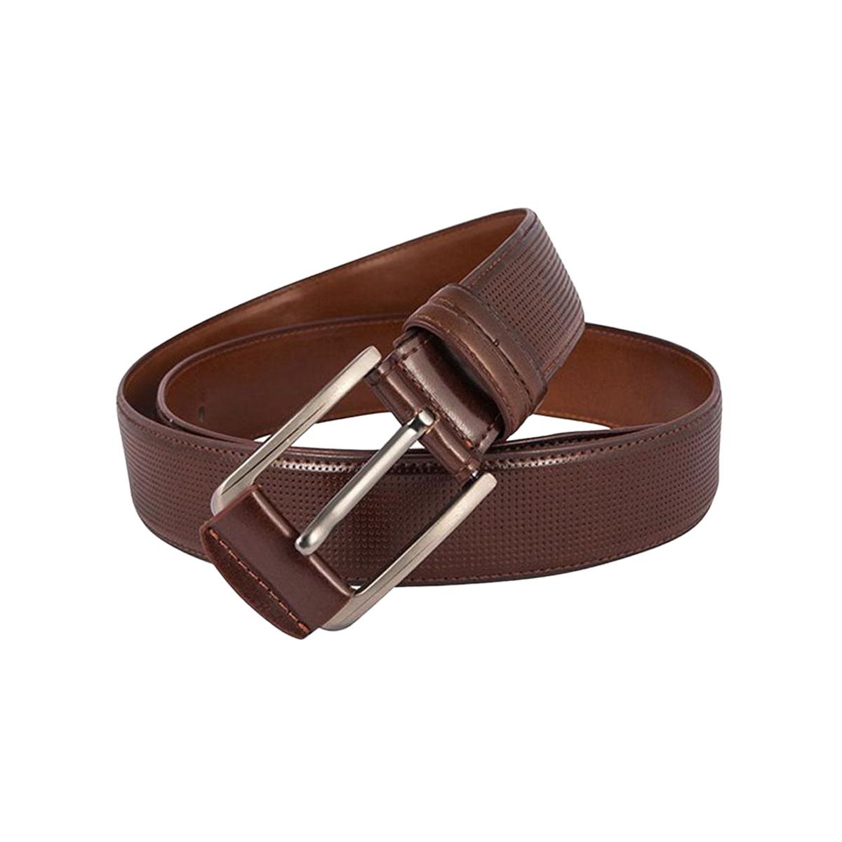 Leather Formal Belt For Men - Brown