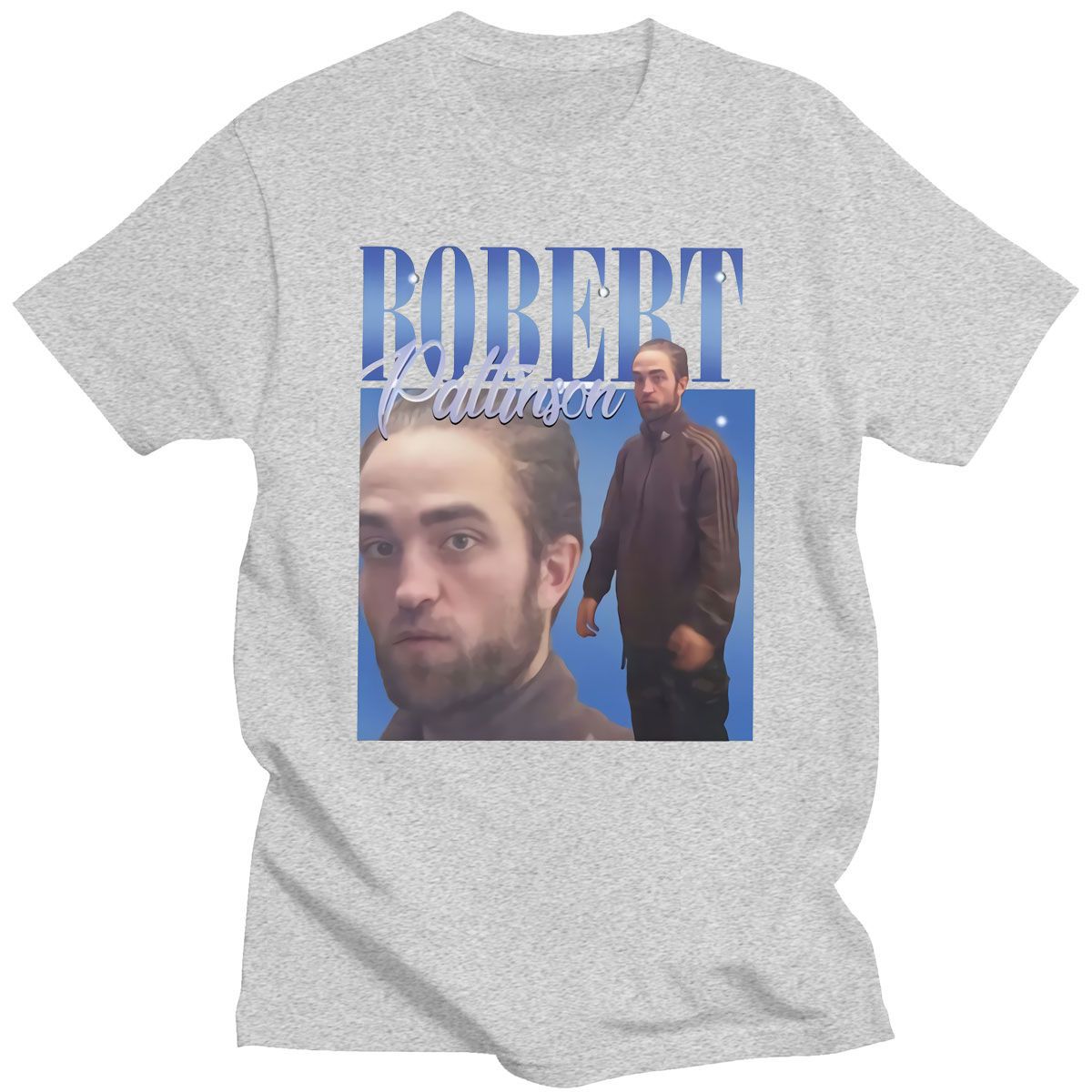Robert Pattinson 90s Vintage UniBlack Tshirt Men T Shirt Oversized Graphic T Shirts 100% Cotton T-shirt Man Woman Tees Tops