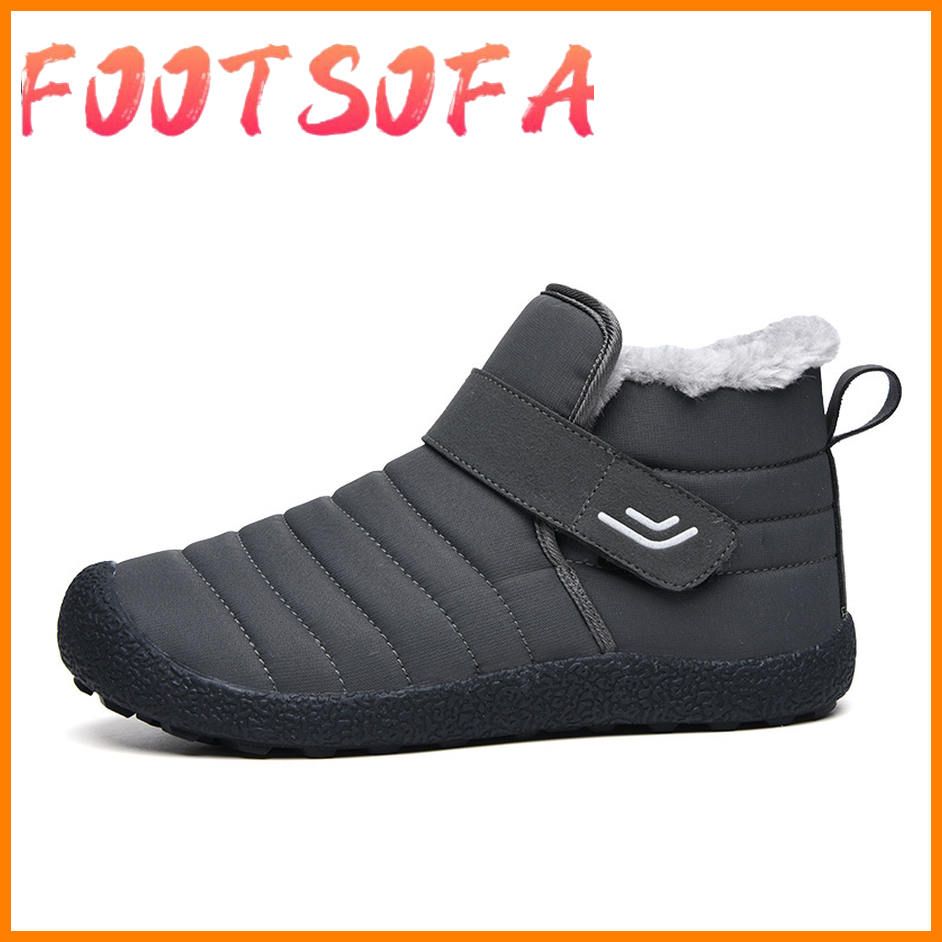 winter boots men Warm Plush Men's Ankle snow boots Comfortable High Fashion Quality Male Men winter shoes