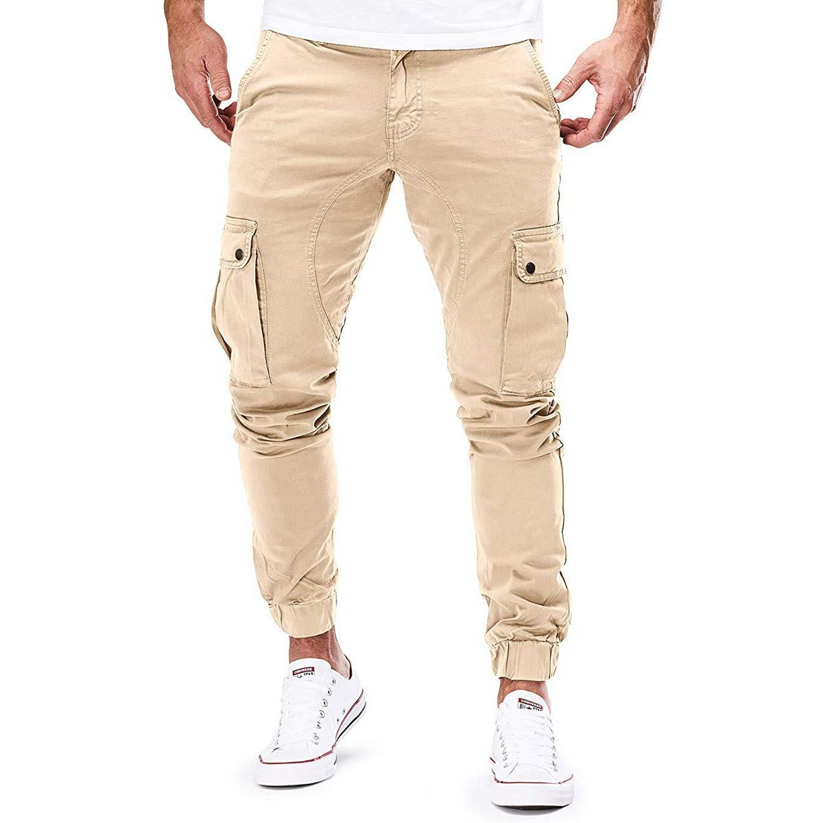 Mens Trousers Jogging  Cargo Pants Casual Outdoor Work Tactical Tracksuit Pant Autumn Winter Plus Size Men Slim Clothing
