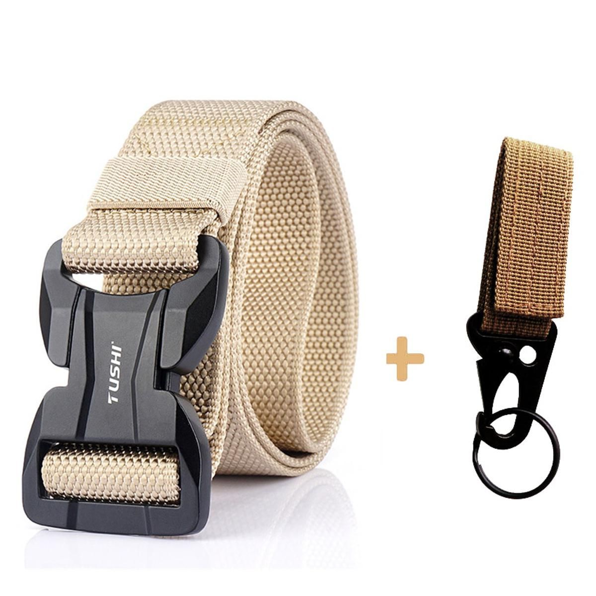 Fashion Men Belt Magnetic Buckle Tactical Belts For Jeans Pants Multifunctional Nylon Outdoor Training Male Belt Quick Release