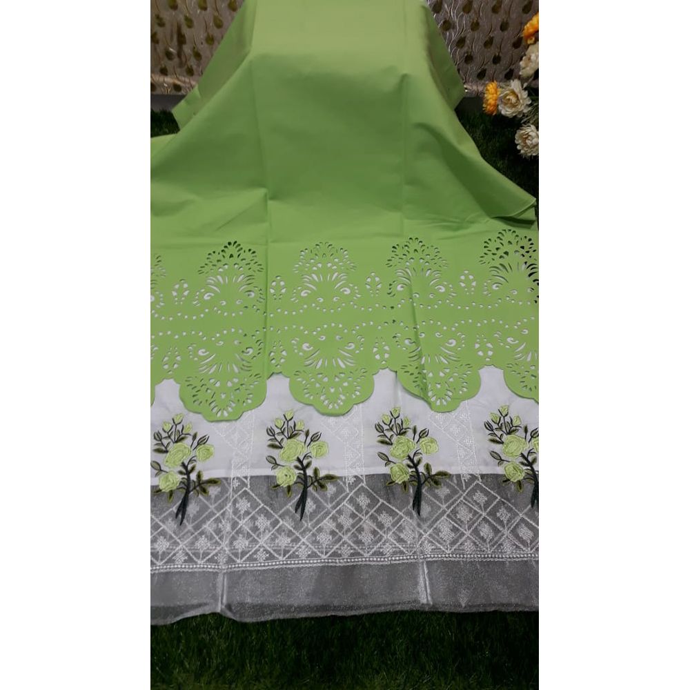 Pakistani Laser Cut High Quality Unstitched  2 Piece - ?????????? ???????? ????? ??? "?? ???"