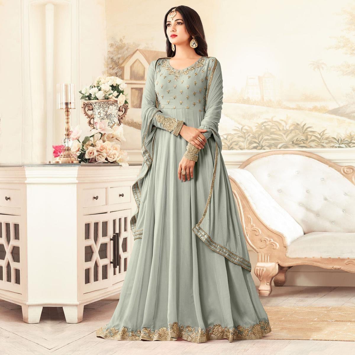 Georgette Long Dress