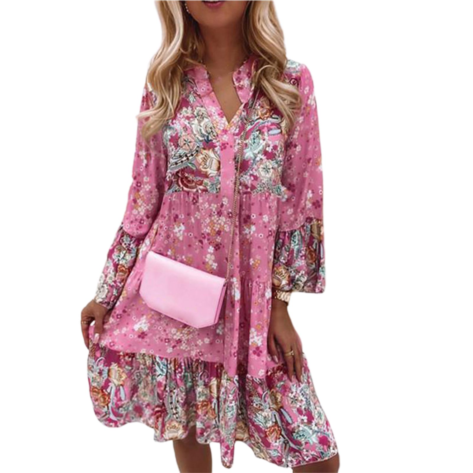 Party Dress Ruffles Vintage A-Line Dress
