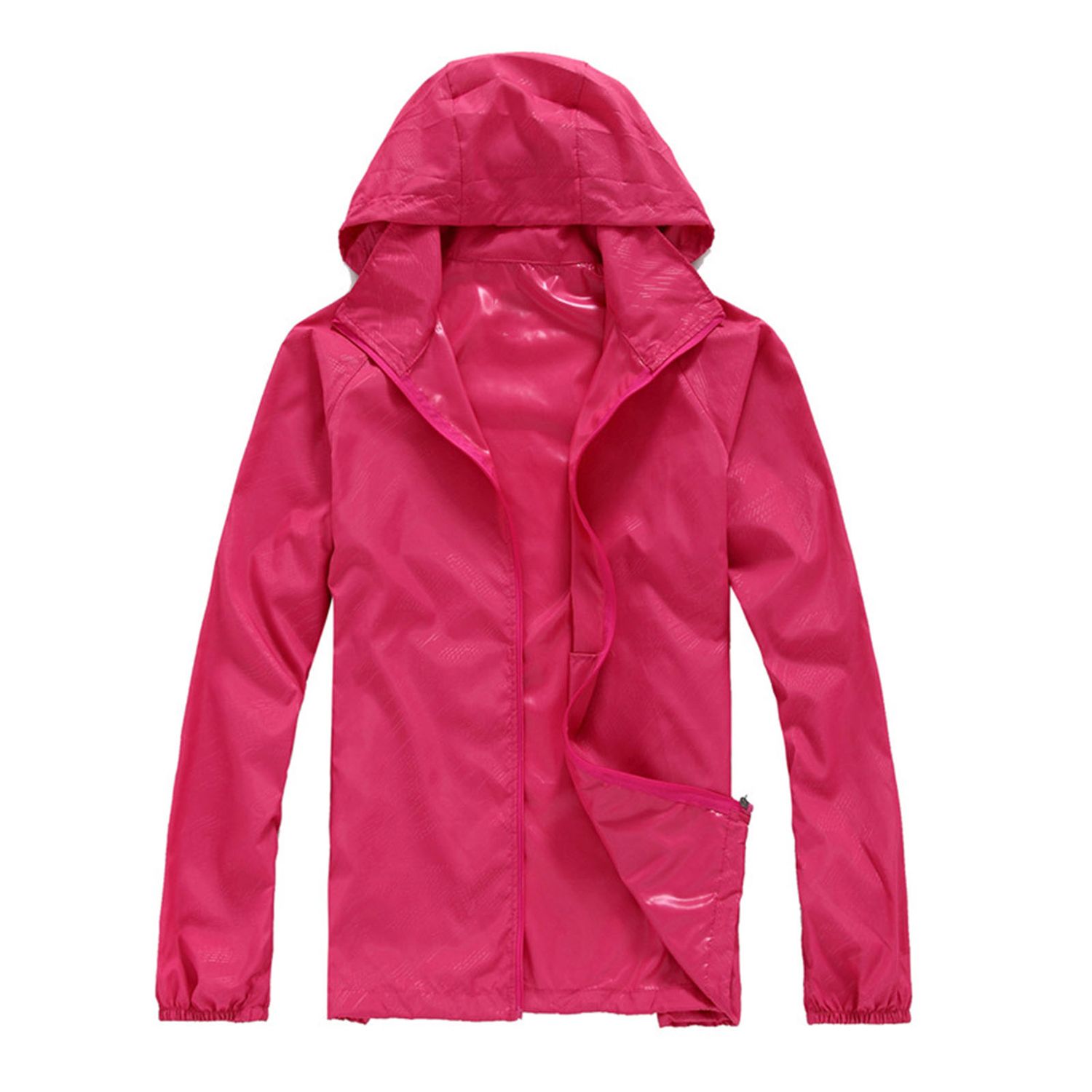 Outwear Jacket Solid Color Sunscreen Hooded Outdoor Jacket